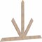 Ekena Millwork Saratoga Smooth Timber Gable Bracket, Douglas Fir, 96"W x 64"H x 1 1/2"D x 5 1/2"F, 16/12 Pitch GBW096X64X0206SAR00SDF - alternate 3